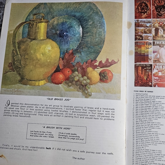 Common Faults in Oil Painting by Claude Parsons #125 Walter Foster How to VTG - Picture 12 of 16